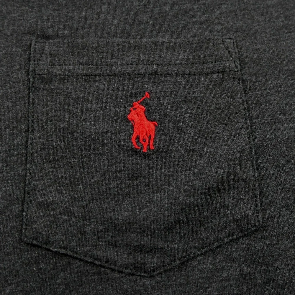 Polo Ralph Lauren Polo Mens Large Performance Black Heather Short Sleeve Golf